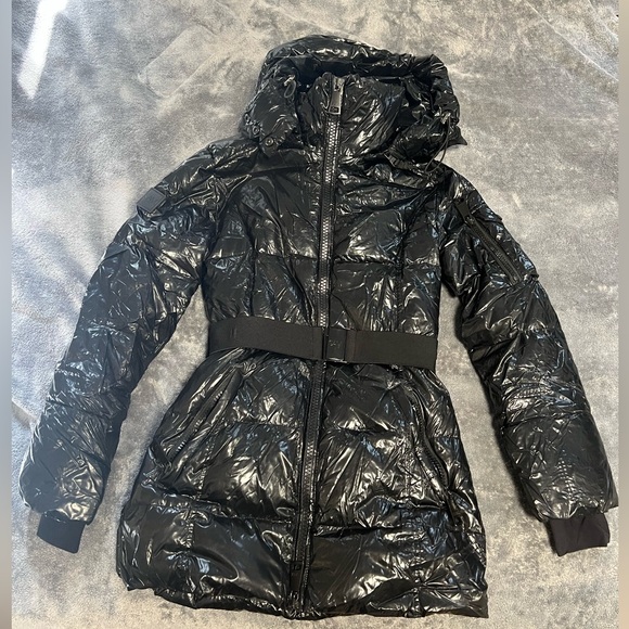 SAM. Soho Down Coat black color is Jet size XS - Picture 2 of 9